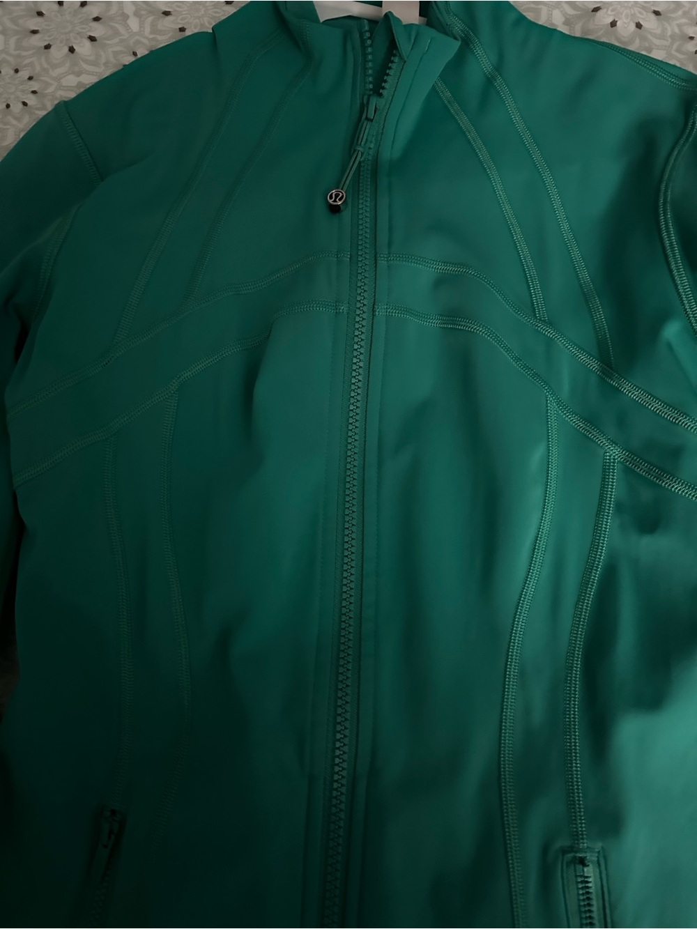lululemon athletica Teal Zip-Up Sweater Jacket
